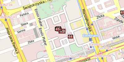 Stadtplan Kulturpalast